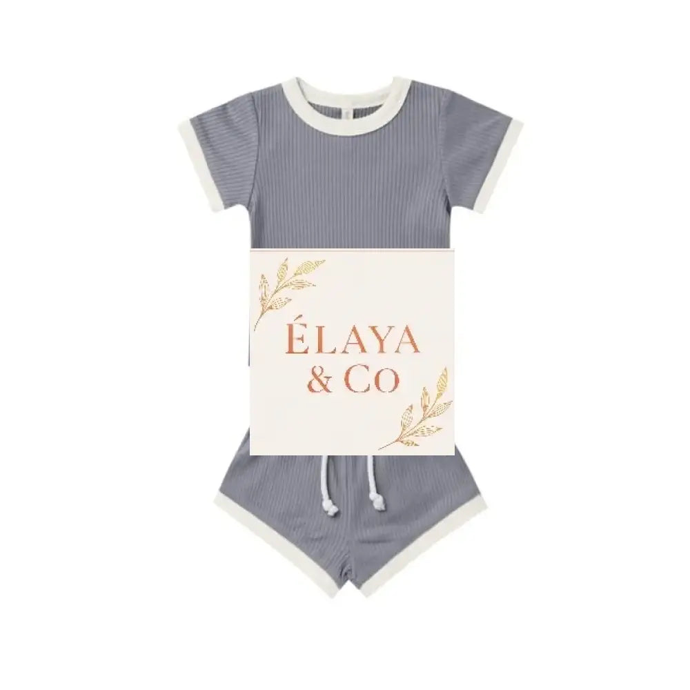 0-24M Newborn Kid Baby Boys Girls Clothes Set Summer Sleeveless Top Tank Shorts set Cute Striped Cotton 2pcs Outfits