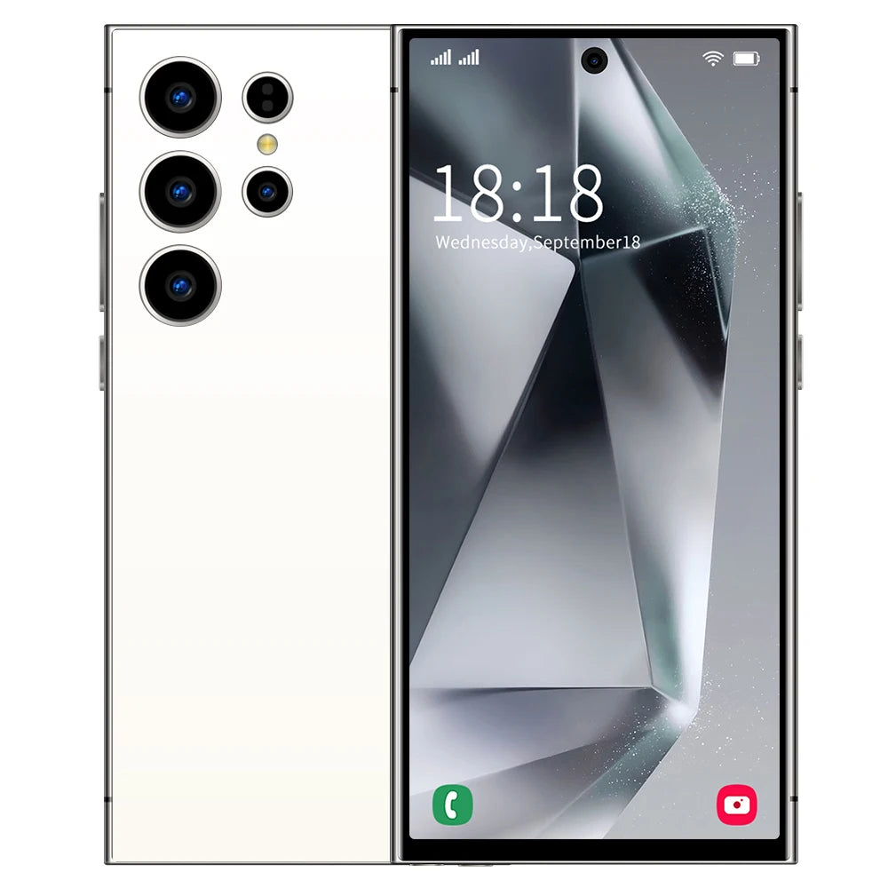 2025 NOUVEAU S26 Ultra téléphones portables Smartphone d'origine 5G double SIM Android 14 téléphone portable Snapdragon 8 gen 3 téléphones mobiles intelligents