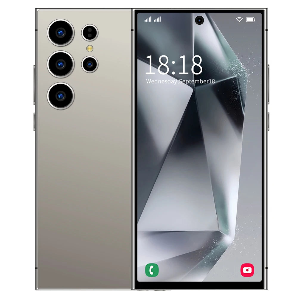 2025 NOUVEAU S26 Ultra téléphones portables Smartphone d'origine 5G double SIM Android 14 téléphone portable Snapdragon 8 gen 3 téléphones mobiles intelligents