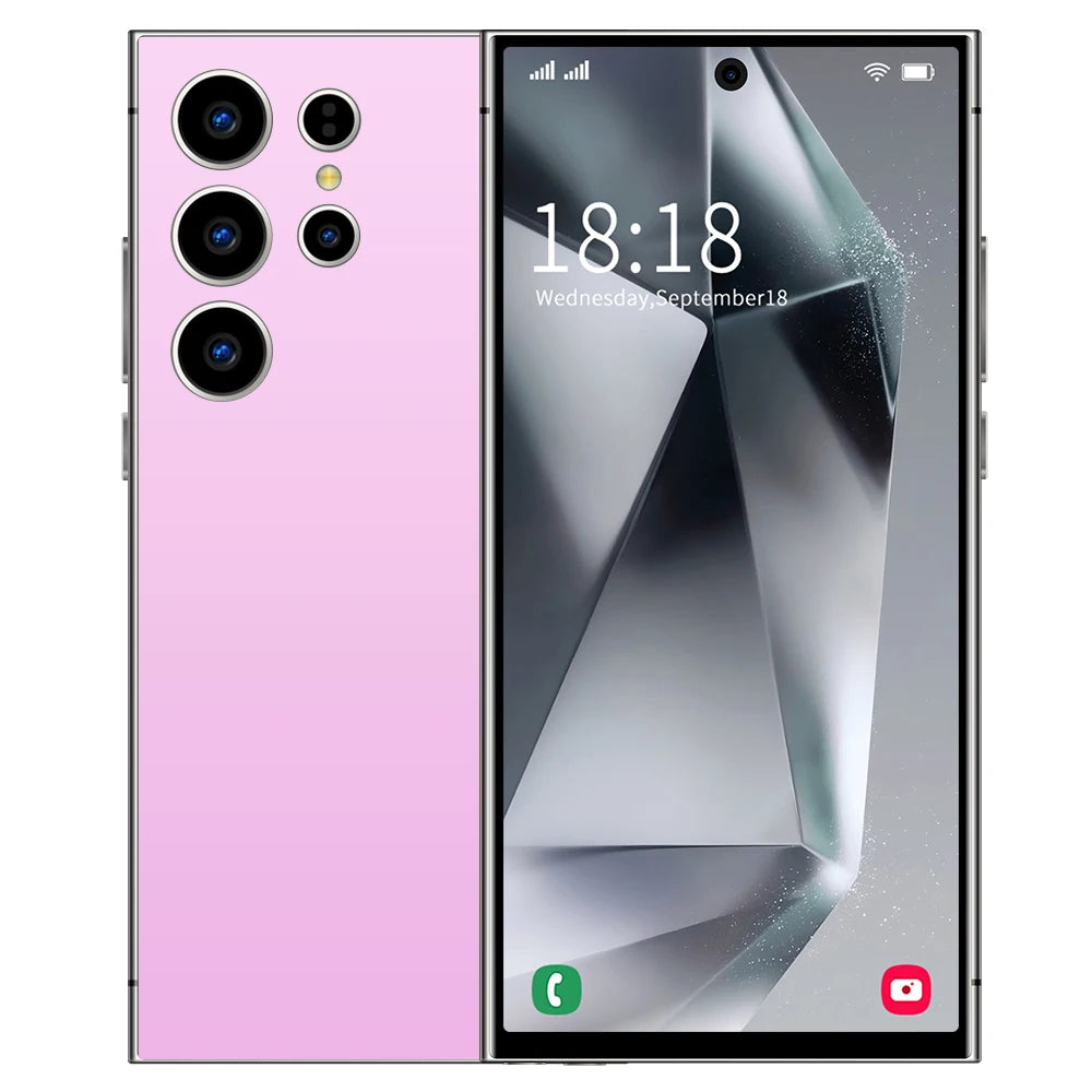 2025 NOUVEAU S26 Ultra téléphones portables Smartphone d'origine 5G double SIM Android 14 téléphone portable Snapdragon 8 gen 3 téléphones mobiles intelligents