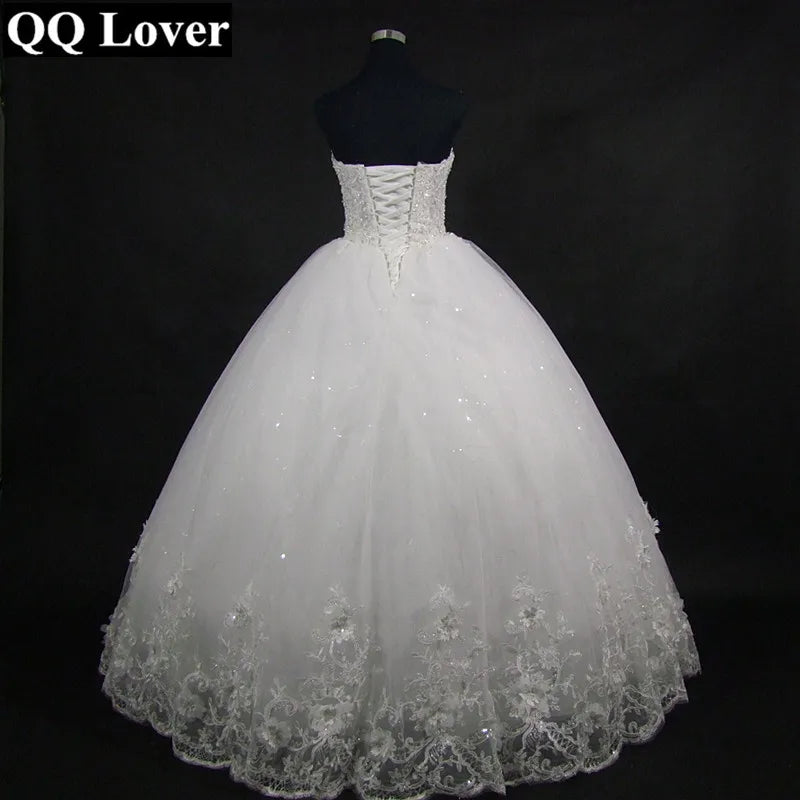 Haute qualité élégant luxe dentelle robe De mariée Vintage pansement grande taille robes De bal Vestido De Noiva personnalisé