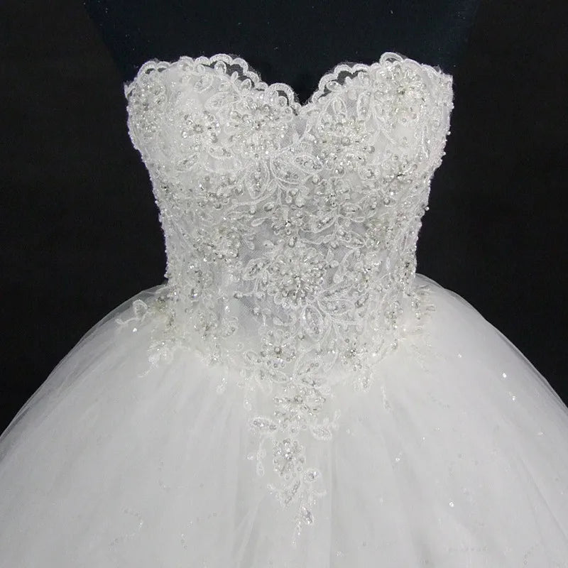 Haute qualité élégant luxe dentelle robe De mariée Vintage pansement grande taille robes De bal Vestido De Noiva personnalisé