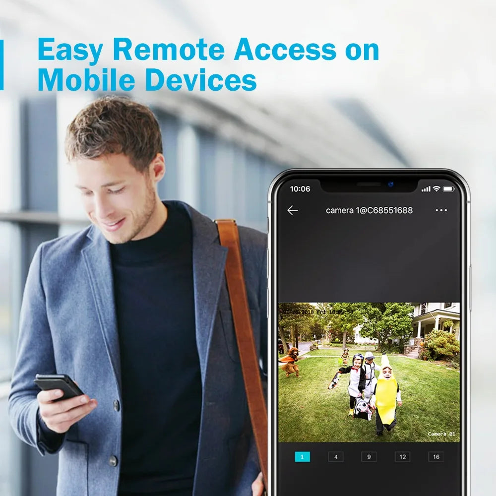ANNKE — Système de sécurité H265 + 5mp Lite, ultra HD, 8 canaux, vidéosurveillance DVR pour l'extérieur, caméra à vision nocturne EXIR 5 mp, équipement