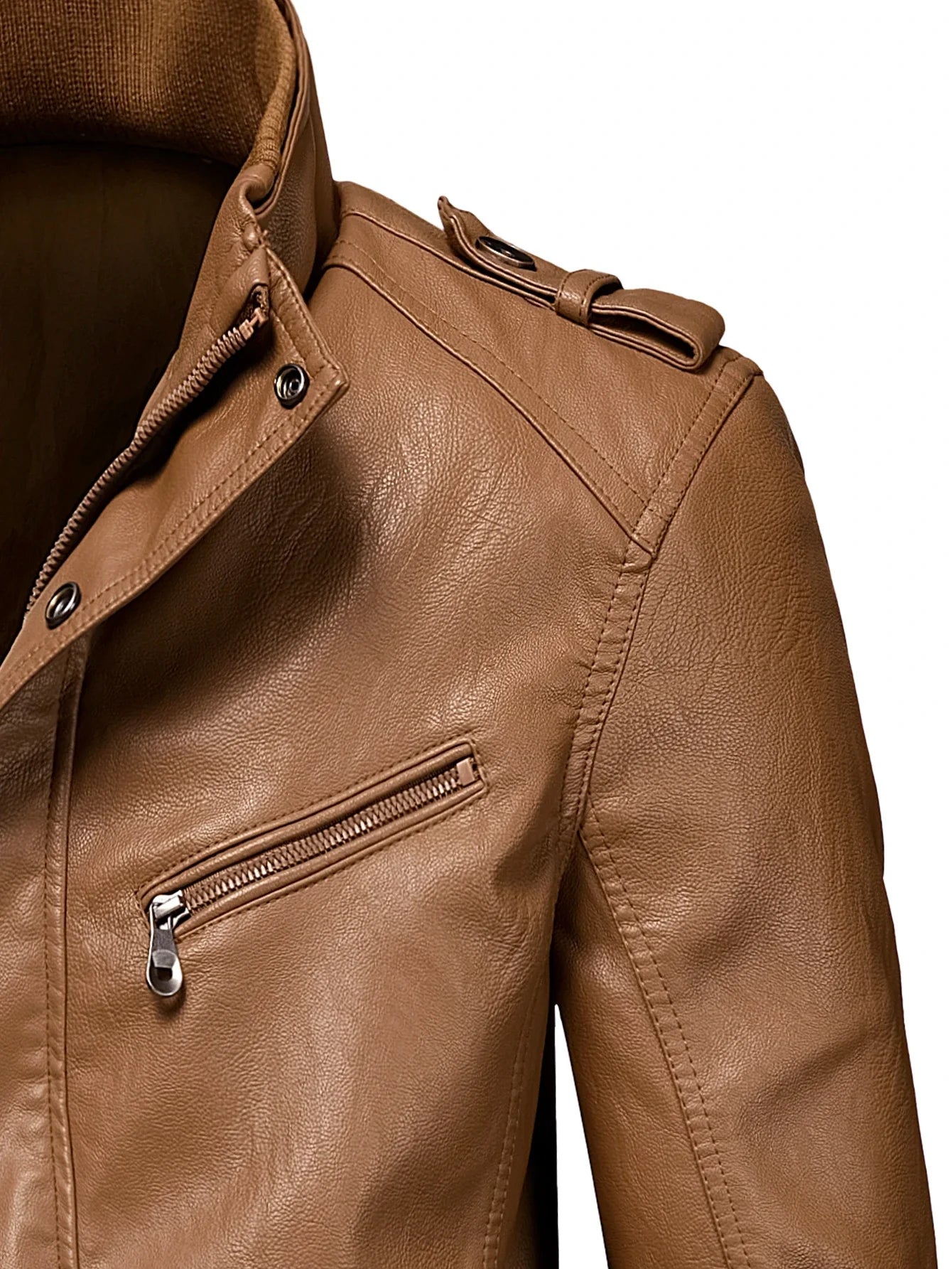 Veste en cuir de poche vintage pour hommes, manteau long, parkas chaudes, style anglais décontracté, mode automne et hiver