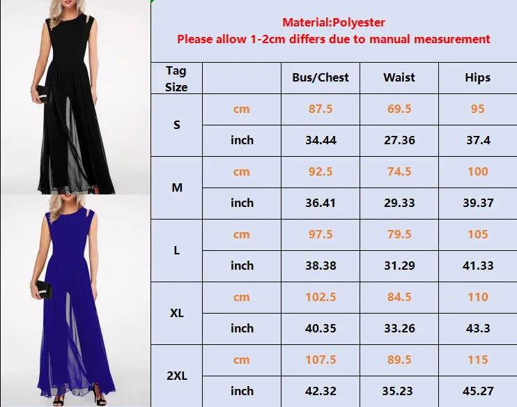 Femmes été longue combinaison 2023 coupe ajustée col rond sans manches creux lait soie couleur unie combinaison femme robes YML 2022417
