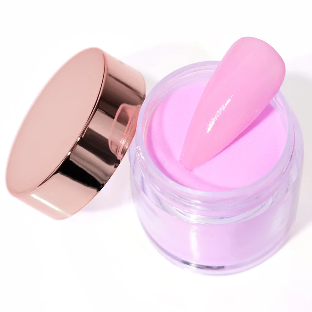 Ensemble de poudre acrylique professionnelle 3 en 1, 12 couleurs, rose chair, 12 pots d'immersion et Extensions d'ongles en acrylique, Structure de poussière, 10g