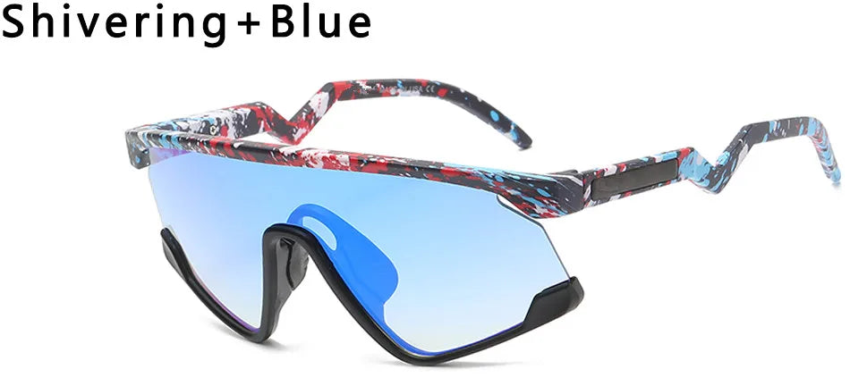 Lunettes de soleil surdimensionnées pour hommes, Design de marque, demi-monture, mode UV400, carrées, accessoires de conduite