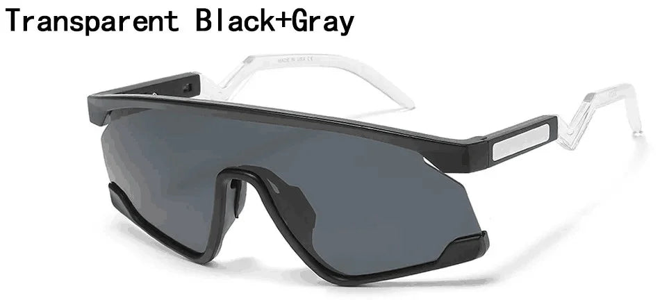 Lunettes de soleil surdimensionnées pour hommes, Design de marque, demi-monture, mode UV400, carrées, accessoires de conduite