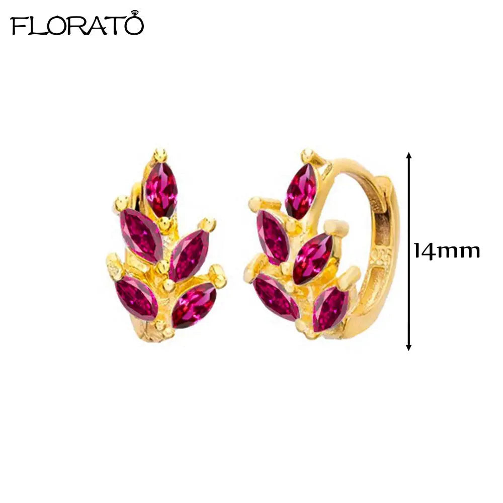 Boucles d'oreilles créoles minimales rouges pour femmes, cristal, petit Huggie, boucle d'oreille cartilage mince, piercing 147 us, bijoux, cadeau, contre-indiqué, 2 pièces