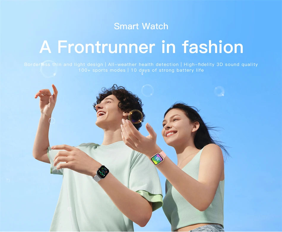 LIGE-Montre intelligente de sport étanche pour hommes et femmes, appel Bluetooth, assistant vocal, Huawei, Xiaomi, Android, iOS, 100 +