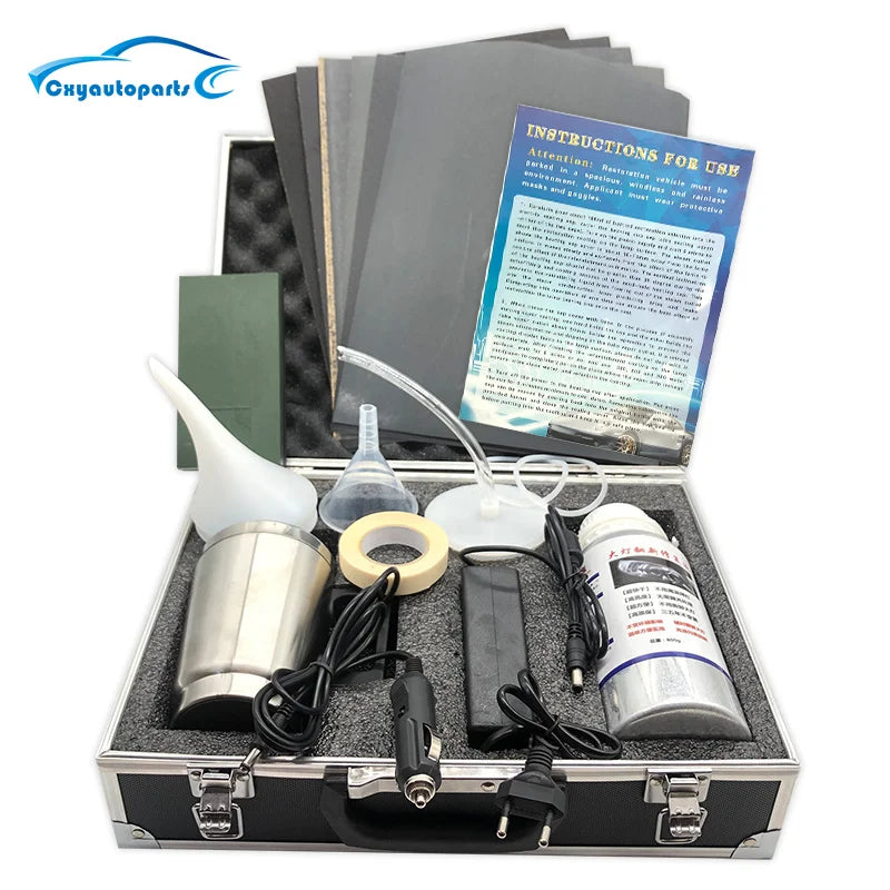 Kit de polissage de phares de voiture 800ML, liquide de restauration de phares, rénovation de phares de voiture, Kit de réparation et de nettoyage, outil Automobile