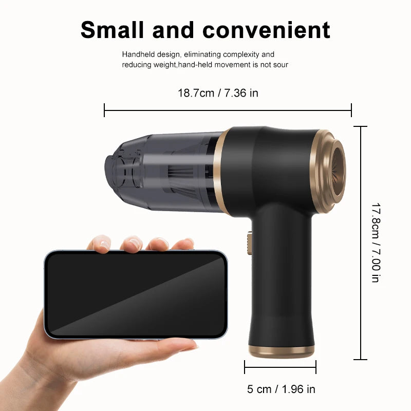 Aspirateur de voiture sans fil portable, appareil ménager, machine pour livres, chambre à coucher, tapis, fonction haute puissance