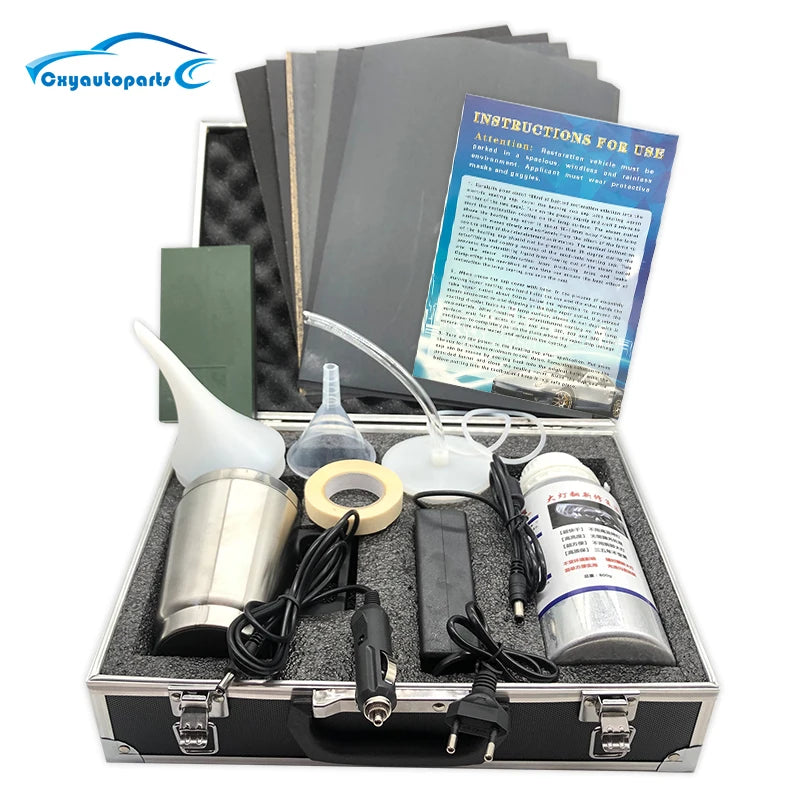 Kit de polissage de phares de voiture 800ML, liquide de restauration de phares, rénovation de phares de voiture, Kit de réparation et de nettoyage, outil Automobile