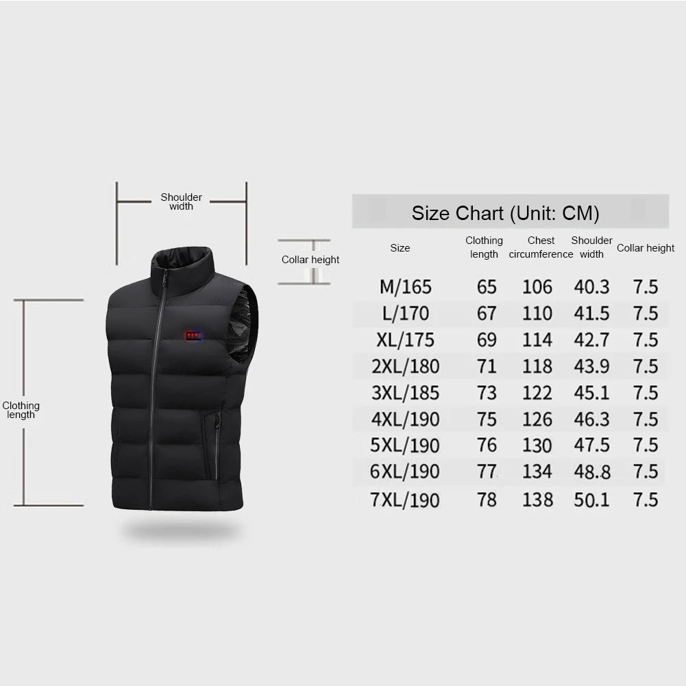 Veste chauffante en coton unisexe, manteau de chasse décontracté, contrôle intelligent de la température, USB métropolitain, 23 zones de chauffage, hommes et femmes, hiver