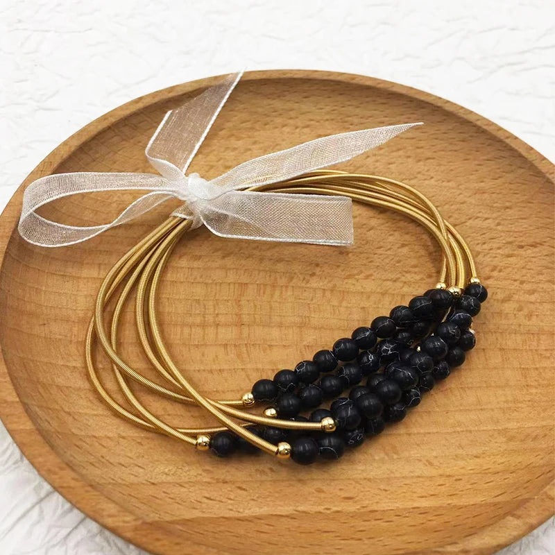 Bracelets colorés pour femmes, style doux et charmant, bijoux de créateurs élégants, bon pour les fêtes