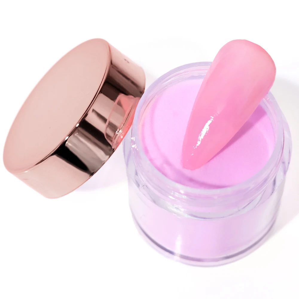 Ensemble de poudre acrylique professionnelle 3 en 1, 12 couleurs, rose chair, 12 pots d'immersion et Extensions d'ongles en acrylique, Structure de poussière, 10g
