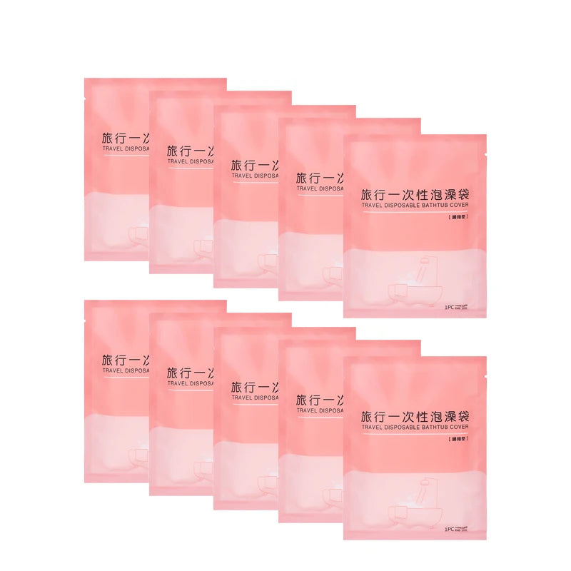 Housse de baignoire jetable, doublure de baignoire Portable, surdimensionnée, pour Salon, maison, voyage, hôtel, nettoyage, Film de protection Anti-saleté, 1/3/10 pièces