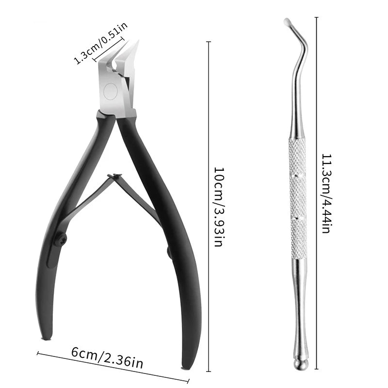 Coupe-ongles pour orteils incarnés ou épais, coupe-ongles professionnel pour podologue, pince à ongles avec Supe en acier inoxydable