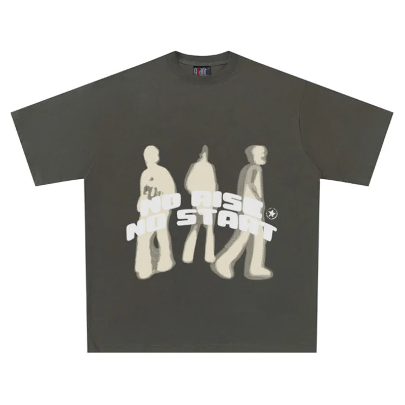 T-Shirt surdimensionné pour hommes, Hip Hop, séchage rapide, Vintage des années 90, Streetwear, Anime Harajuku, mode, haut à manches courtes, vêtements gothiques