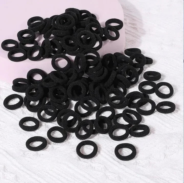 100/300/500 pièces filles bandes de cheveux élastiques enfants queue de cheval tenir cheveux cravate élastique Scrunchie enfants cheveux accessoires pour femmes