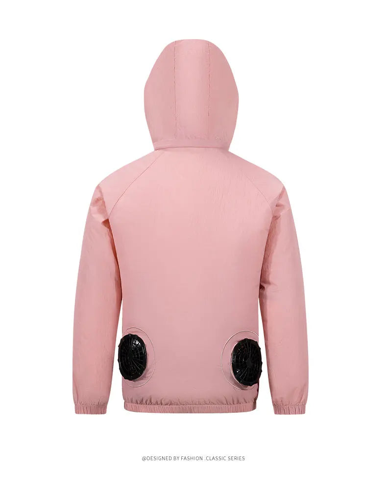 Veste de climatiseur Portable, manteau de refroidissement avec ventilateur USB, travail en plein air, Construction, pêche, chasse, veste de protection solaire légère