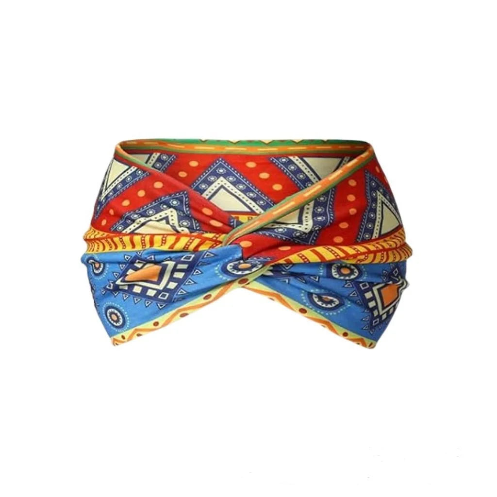 Élargissement bandeau de sport de yoga bohème haute résistance bandeau de style africain