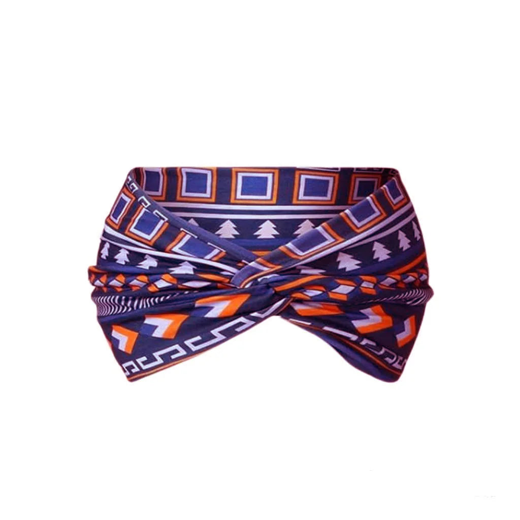 Élargissement bandeau de sport de yoga bohème haute résistance bandeau de style africain