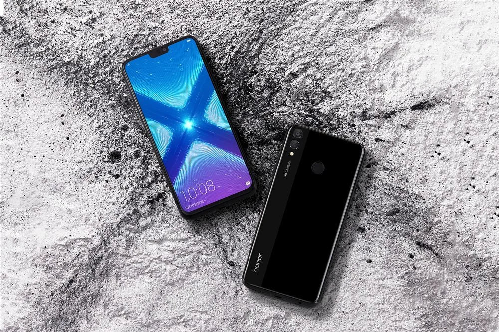 Boom-Smartphone OR 8X, micrologiciel global, processeur Haisi Qilin 710, 6.5 pouces, caméra arrière, 20MP, reconnaissance d'empreintes digitales, téléphone d'occasion
