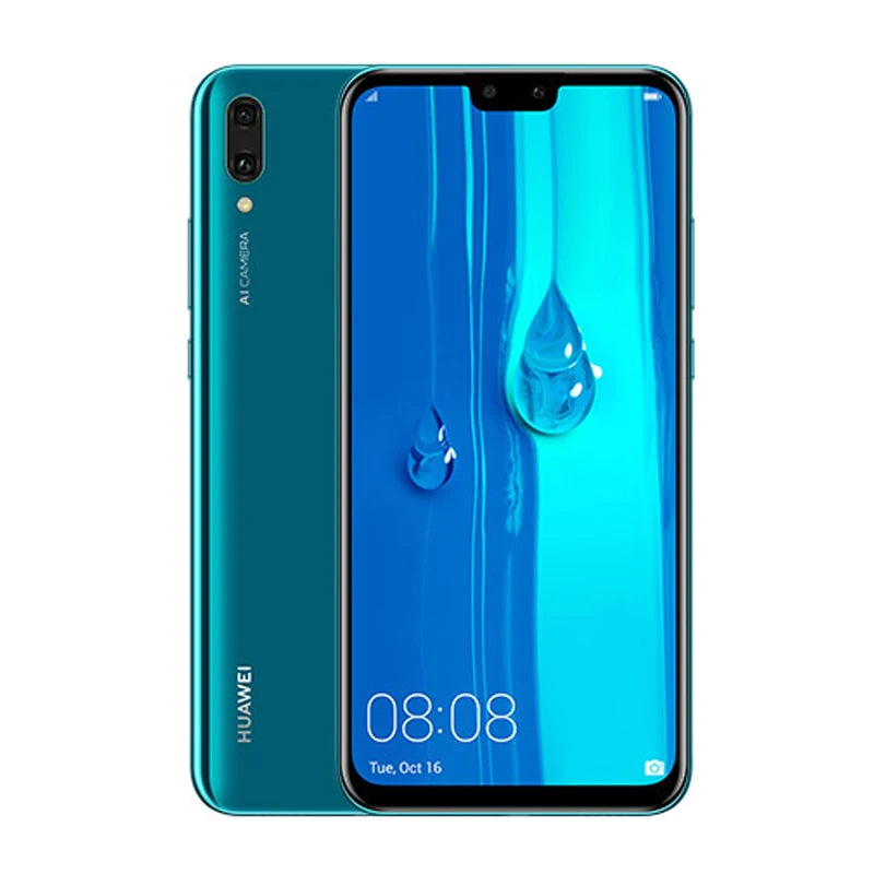 Boom OR Y9-2019 Smartphone Global Firmware 6.5 pouces Caméra frontale 16M Batterie 4000 mAh CPU Haisi Qilin 710 téléphone d'occasion