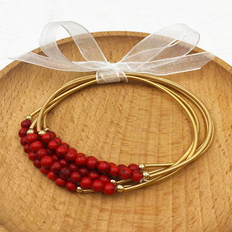 Bracelets colorés pour femmes, style doux et charmant, bijoux de créateurs élégants, bon pour les fêtes