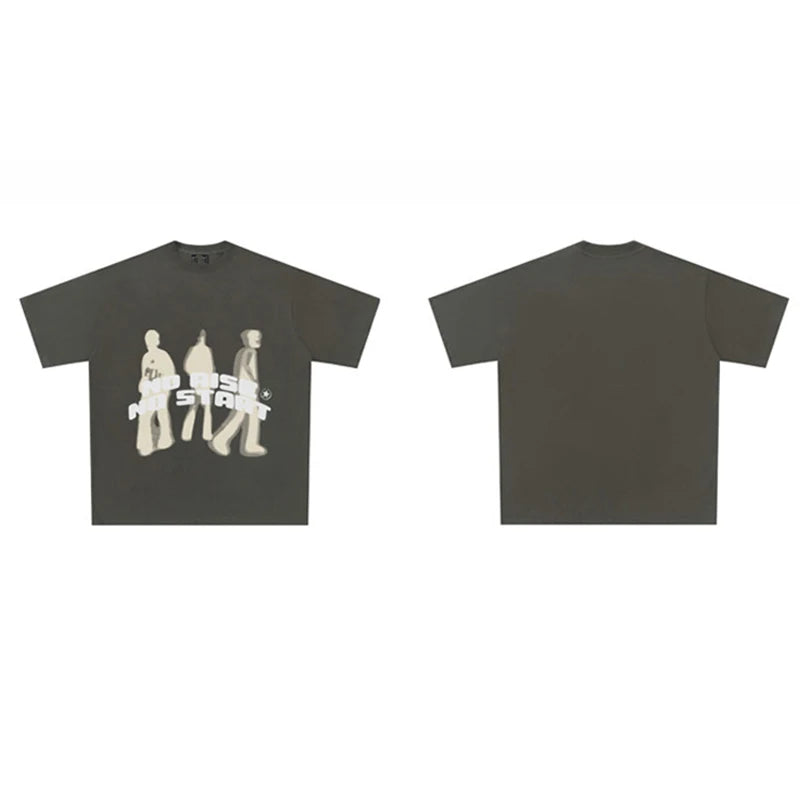 T-Shirt surdimensionné pour hommes, Hip Hop, séchage rapide, Vintage des années 90, Streetwear, Anime Harajuku, mode, haut à manches courtes, vêtements gothiques