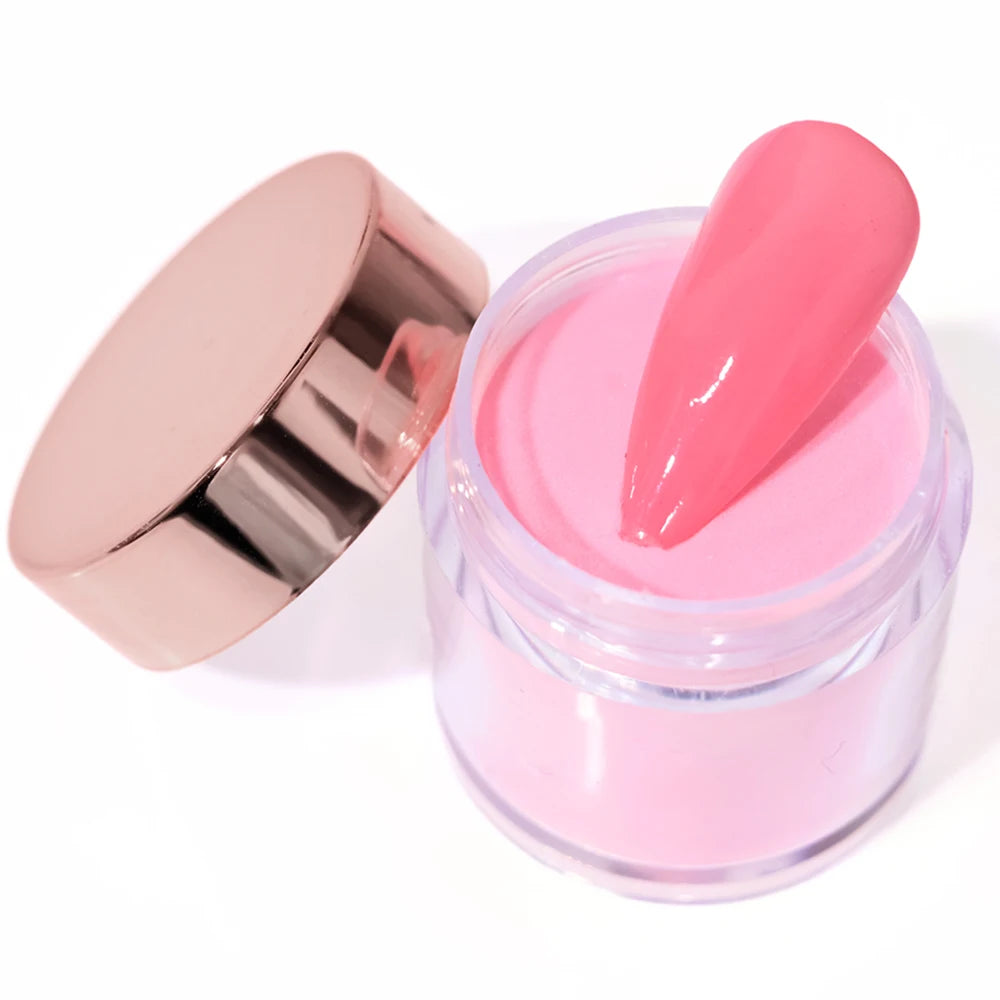 Ensemble de poudre acrylique professionnelle 3 en 1, 12 couleurs, rose chair, 12 pots d'immersion et Extensions d'ongles en acrylique, Structure de poussière, 10g