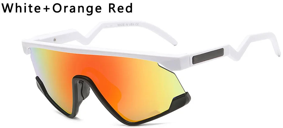 Lunettes de soleil surdimensionnées pour hommes, Design de marque, demi-monture, mode UV400, carrées, accessoires de conduite