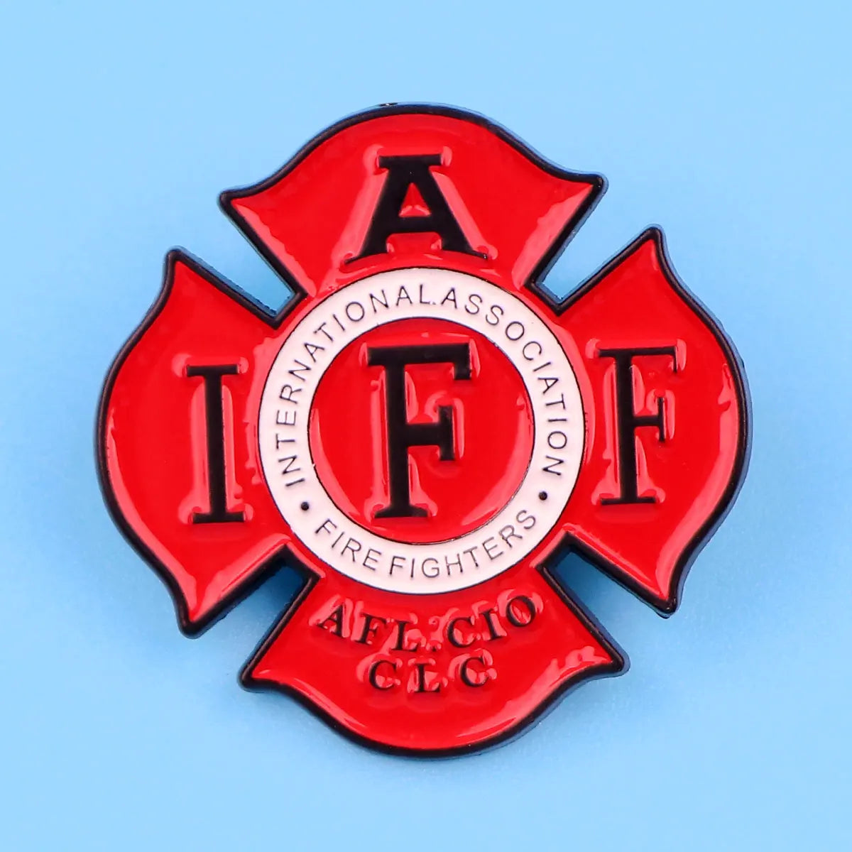 Épingles en émail pompier, broches rouges pour enfants, vêtements, sac à dos, insignes de revers, bijoux en métal, accessoires de mode, amis, cadeau