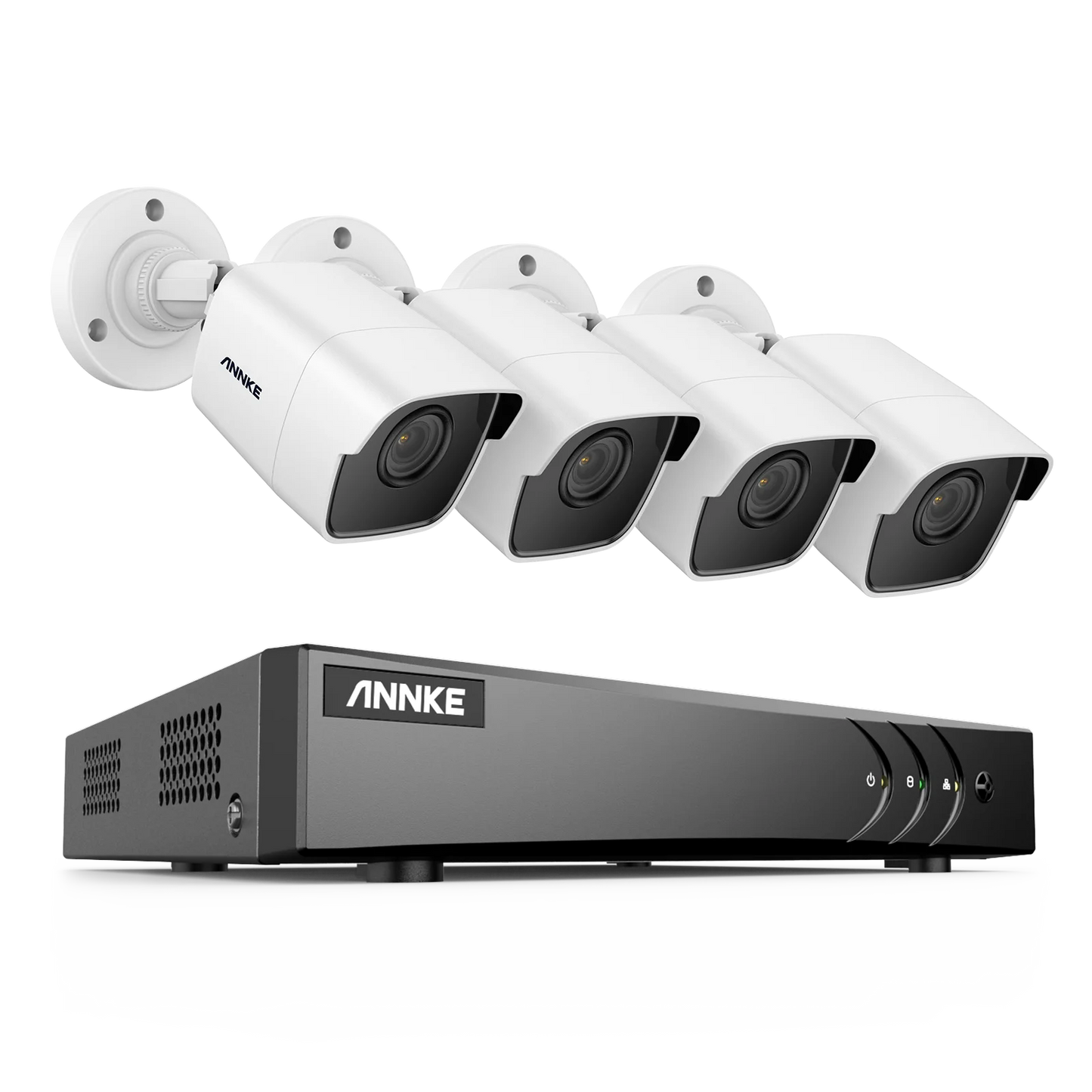ANNKE — Système de sécurité H265 + 5mp Lite, ultra HD, 8 canaux, vidéosurveillance DVR pour l'extérieur, caméra à vision nocturne EXIR 5 mp, équipement