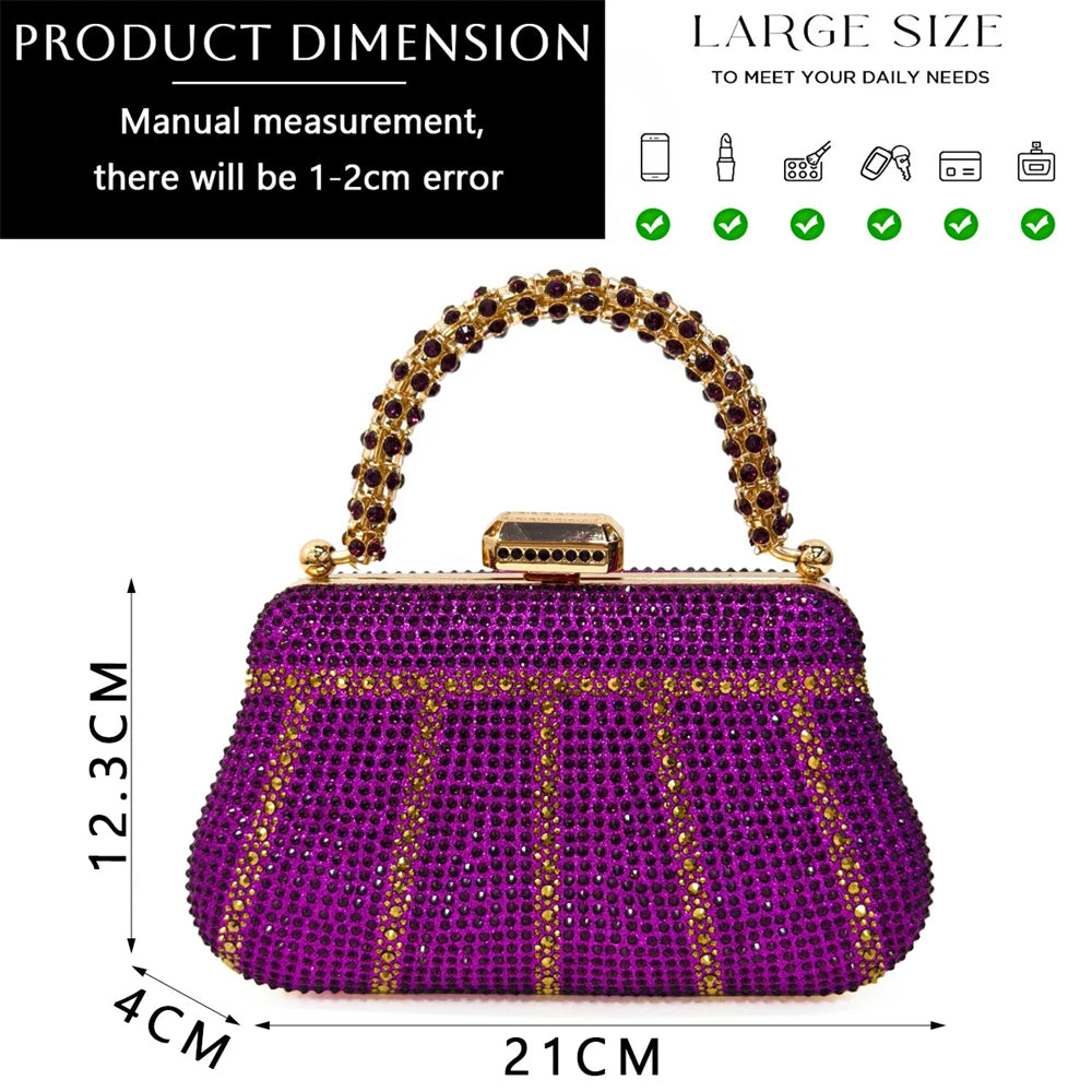 Venus Chan 2024 Design spécial haute qualité couleur Orange femmes africaines chaussures et sac ensemble avec cristal brillant pour la fête de mariage