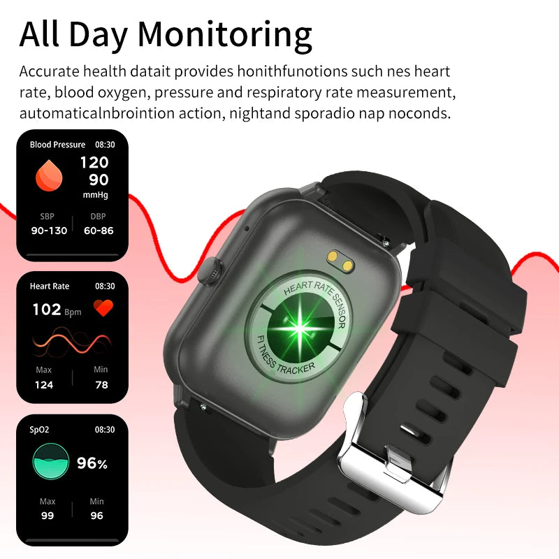 LIGE-Montre intelligente de sport étanche pour hommes et femmes, appel Bluetooth, assistant vocal, Huawei, Xiaomi, Android, iOS, 100 +