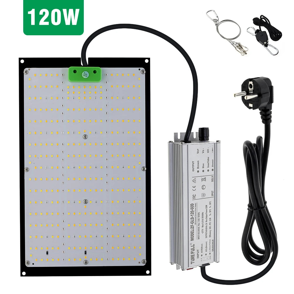 AC100-277V LED élèvent la lumière haute luminosité 120W 240W LM301H LED puce lampe de croissance pour plantes d'intérieur de serre