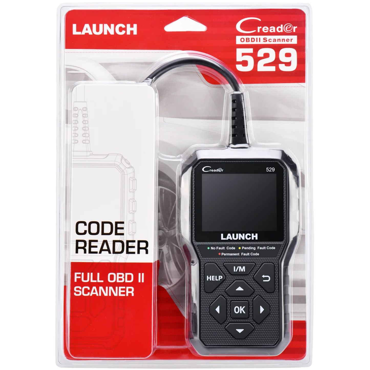 LAUNCH Creader 529 lecteur de Code Scanner OBD2 CR529 outil de Diagnostic automobile lecteur de Code OBDII lecture de Code de défaut outil de numérisation OBD2
