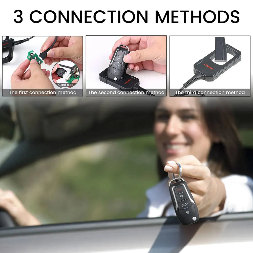 Launch X431 Key Programmer Créateur à distance avec Super puce 4 pièces Clé intelligente à distance universelle Pour X-431 IMMO Elite/IMMO Plus/PAD V tools outils mecanique automobile outils de diagnostic