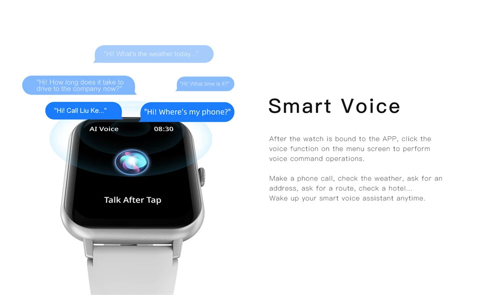 LIGE-Montre intelligente de sport étanche pour hommes et femmes, appel Bluetooth, assistant vocal, Huawei, Xiaomi, Android, iOS, 100 +