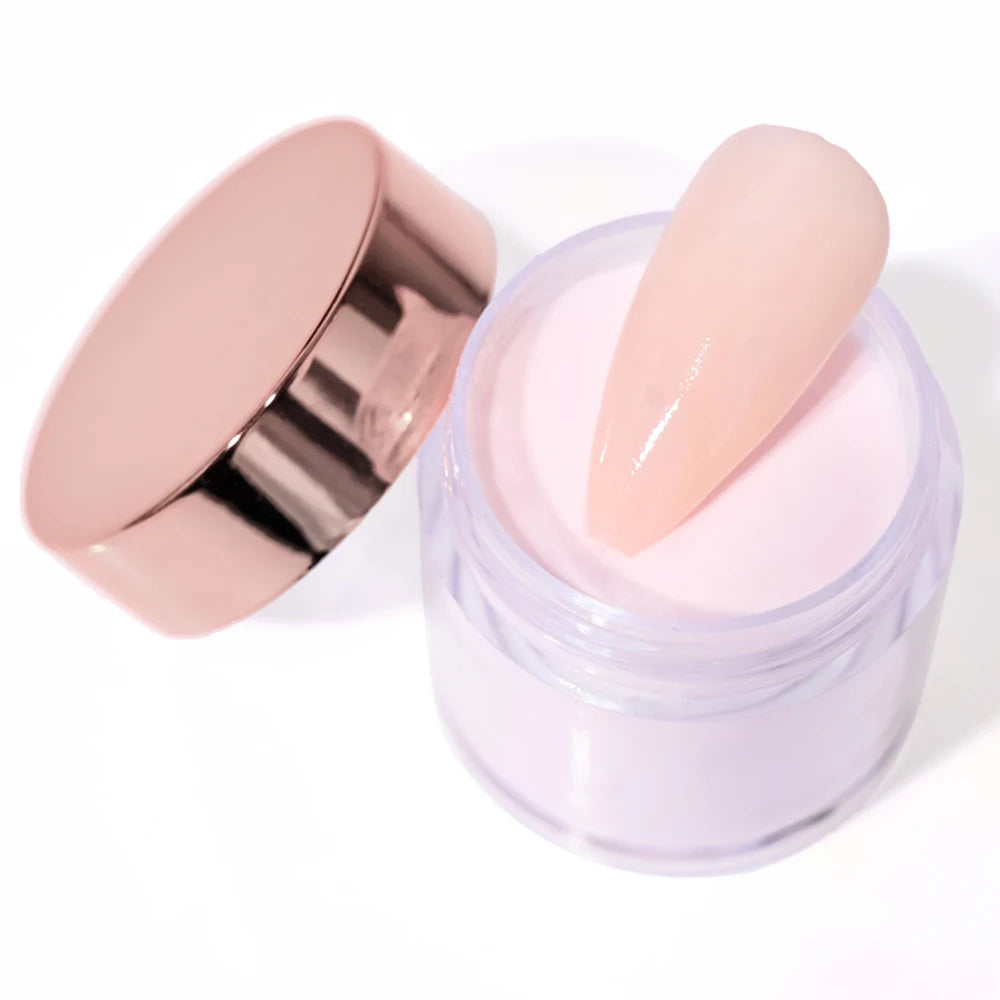 Ensemble de poudre acrylique professionnelle 3 en 1, 12 couleurs, rose chair, 12 pots d'immersion et Extensions d'ongles en acrylique, Structure de poussière, 10g