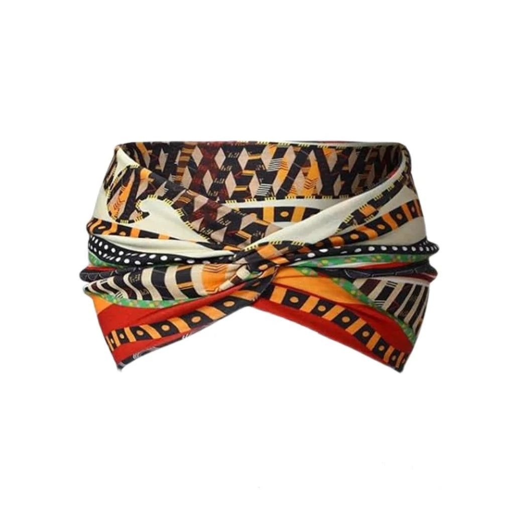 Élargissement bandeau de sport de yoga bohème haute résistance bandeau de style africain