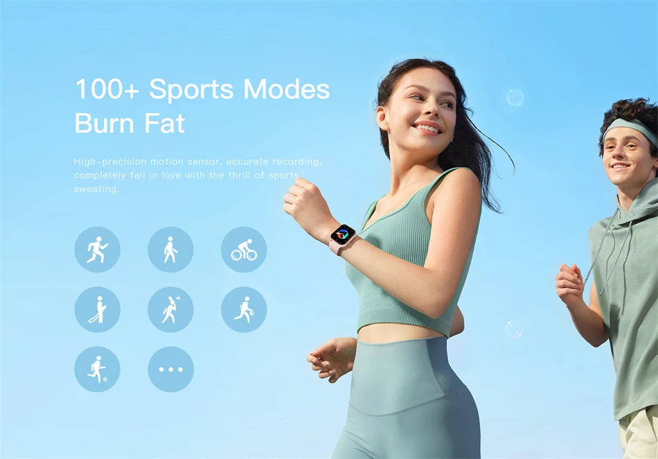 LIGE-Montre intelligente de sport étanche pour hommes et femmes, appel Bluetooth, assistant vocal, Huawei, Xiaomi, Android, iOS, 100 +