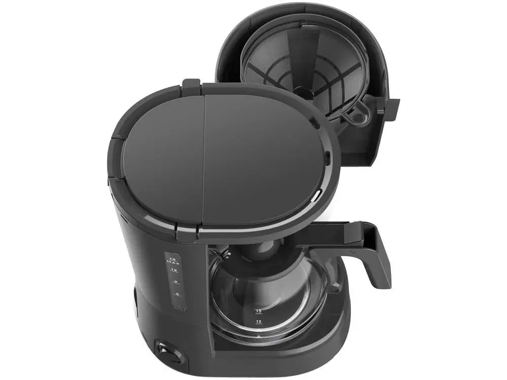 Transporteur de cafetière électrique, efficace, noir et gris granit, 220V, 15 cafés, ECM10