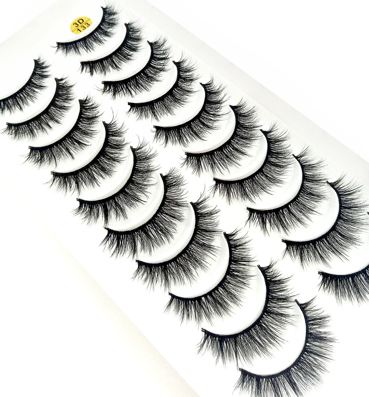 5/10 paires naturel 3D doux vison cheveux Faux cils à la main vaporeux moelleux longs cils naturel yeux maquillage outils Faux cils