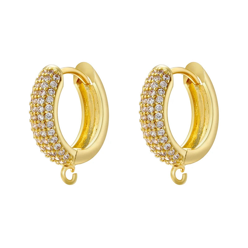 ZHUKOU-Boucles d'oreilles Pearl Coussins Hoop pour femmes, Boucles d'oreilles Huggie Cubic Zirconia, Boucles d'oreilles Sweet Bow Dstress, 4 lignes, Vente en gros, VE846