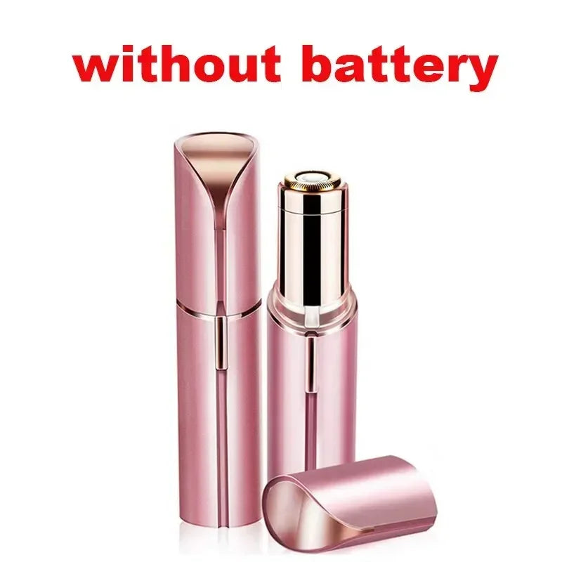 Épilateur électrique portable en forme de rouge à lèvres pour femmes, indolore et efficace, épilation du visage, rasoir domestique, outil de rasoir