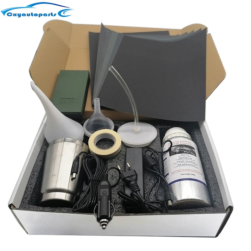 Kit de polissage de phares de voiture 800ML, liquide de restauration de phares, rénovation de phares de voiture, Kit de réparation et de nettoyage, outil Automobile