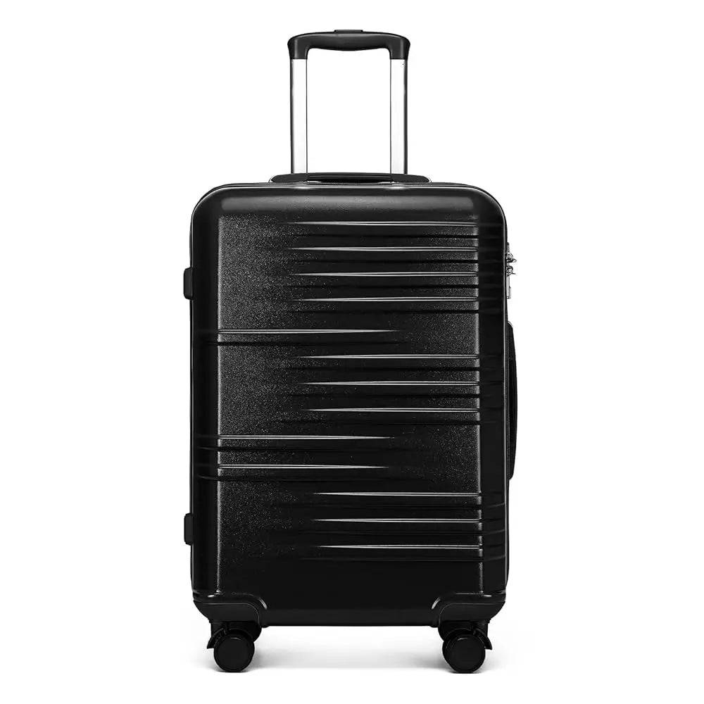 Valise de cabine rigide en PC léger, valise de voyage britannique, 4 roues tournantes, valise à main BLOLock à 3 chiffres